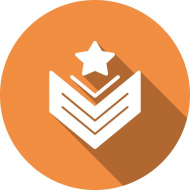 Madalya. Web simgesi basit illüstrasyon