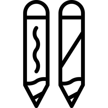 kalem simgesi vektör illüstrasyonu