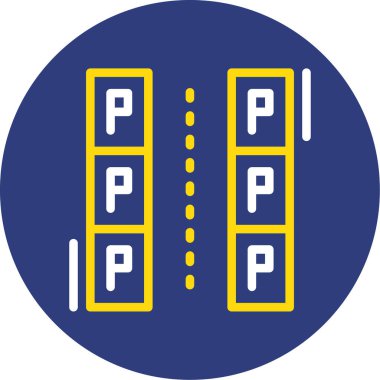 park vektörü simgesi modern basit vektör çizimi