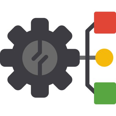 dişli ayarı simgesi düz biçiminde ayarlanıyor