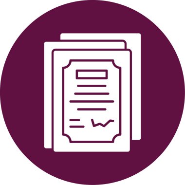 Vektör belgesi Simge illüstrasyonu