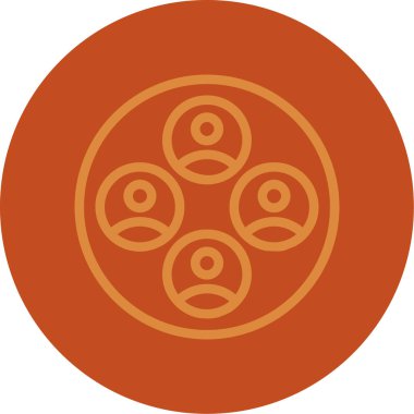 Modern b 'nin vektör illüstrasyonu pizza ikonundan yoksun