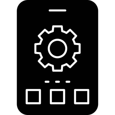 Mobil Ayarlar. Basit tasarım