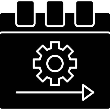 Teçhizat Web simgesi basit illüstrasyon