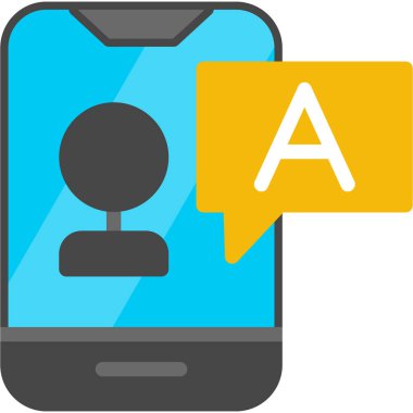 iletişim sohbet simgesini ara