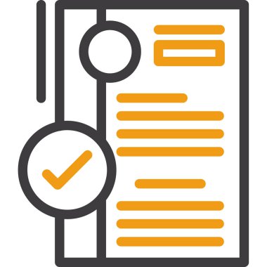 kontrol listesi panosu simgesini ana hat biçiminde kontrol et