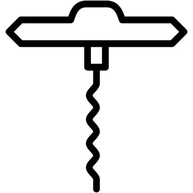 Ana hatlar biçiminde vinç kancası simgesi oluştur