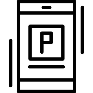 Otopark simgesi, taslak biçimi