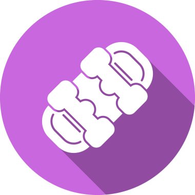 Boks eldivenleri vektör simgesi, basit tasarım illüstrasyonu