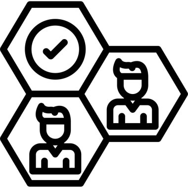 Arı ve arı simgesinin vektör simgesi