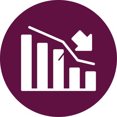 İş ve finans simgesinin vektör illüstrasyonu