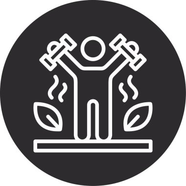 Modern simgenin vektör illüstrasyonu