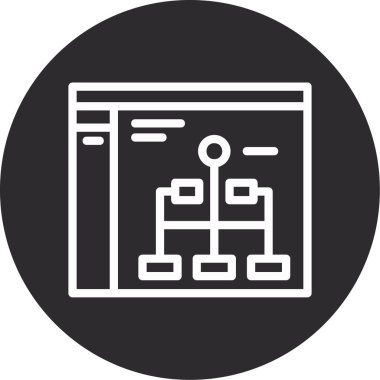 seo modern simgesinin vektör illüstrasyonu