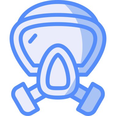 Maske. Web simgesi basit illüstrasyon