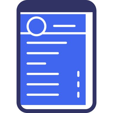 Pano. Web simgesi basit illüstrasyon