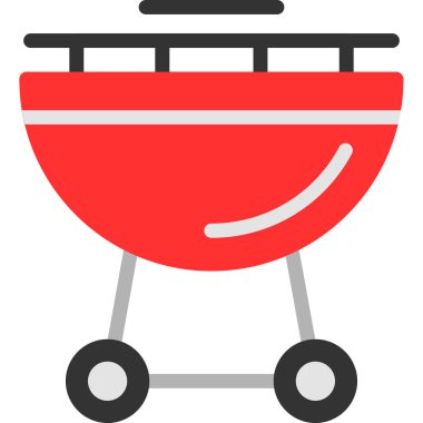 El arabası. Web simgesi basit illüstrasyon