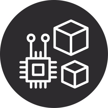 Veri ve web simgesinin vektör simgesi