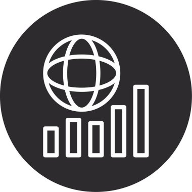 vektör pasta çizelgesi simgesi