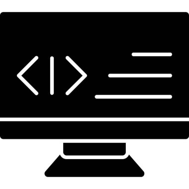 bilgisayar izleyici vektör simgesi