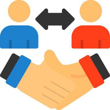 anlaşma el sıkışma simgesi