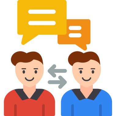 İnsan simgesinin vektör illüstrasyonu