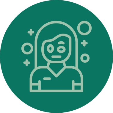 Vektör Avatar Simgesi illüstrasyonu