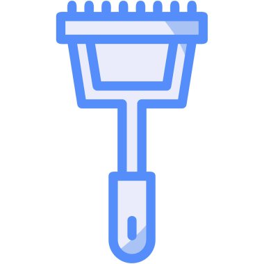 kürek simgesi vektör illüstrasyonu