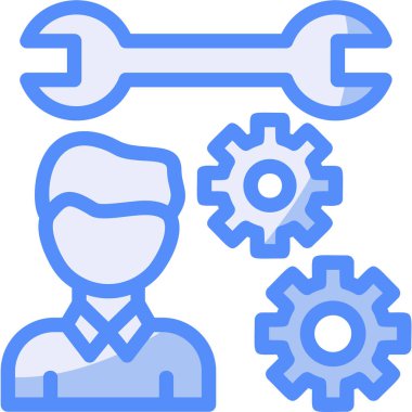 araçlar simgesi, vektör illüstrasyonu basit tasarım