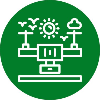 seo modern simgesinin vektör illüstrasyonu