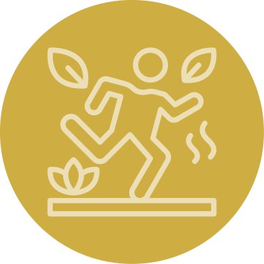 Madalyalı bir adamın vektör çizimi