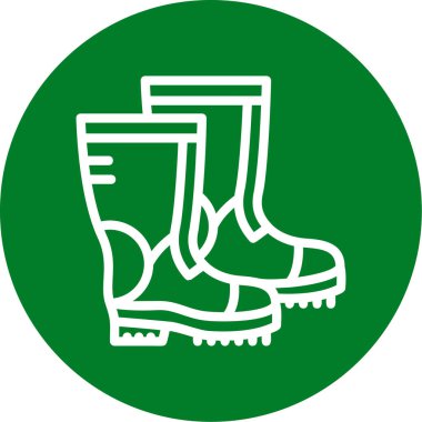 A 'nın yeşil ve beyaz simgesinin vektör illüstrasyonu