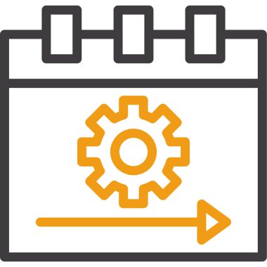 takvim tarihi vektör illüstrasyonu