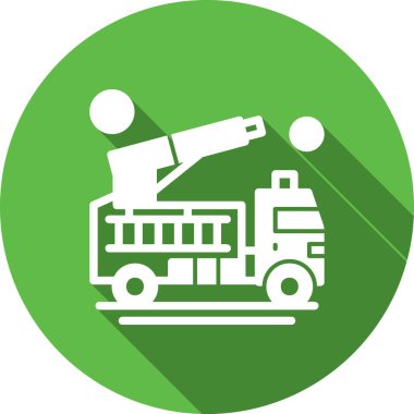 Benzersiz yangın söndürücü vektör simgesi