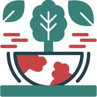 Çaydanlık. Basit resimleme