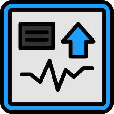 izleme simgesi, vektör illüstrasyonu
