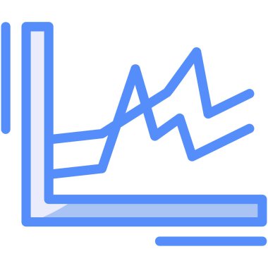 grafik grafik simgesi ana hat biçiminde