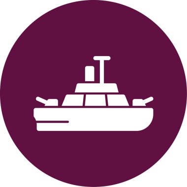 Cruise Bot ikonu vektör çizimi