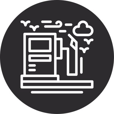 Bulut simgesinin vektör illüstrasyonu