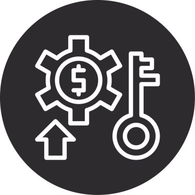 seo modern simgesinin vektör illüstrasyonu