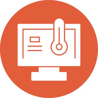 Veri analizi. Web simgesi basit illüstrasyon