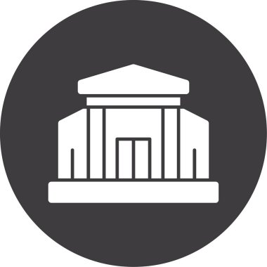 bina simgesi, vektör illüstrasyonu