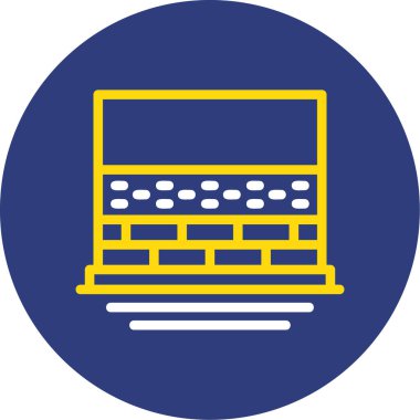 Bilgisayar. Web simgesi basit illüstrasyon