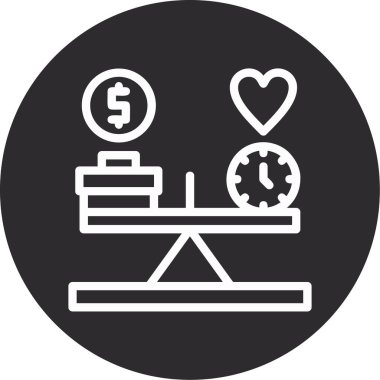 para simgesi vektör illüstrasyonu