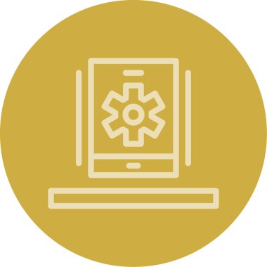 Simge vektör illüstrasyonu ayarlanıyor