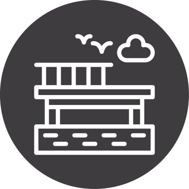 Moda tarzında izole edilmiş bir bulut simgesi