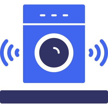 Sözcü Katı İki Renk, Vektör İllüstrasyonu