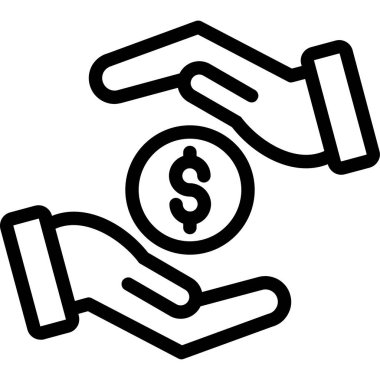 para simgesi vektör illüstrasyonu