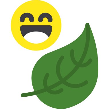 Yaprak vektör simgesi modern illüstrasyon