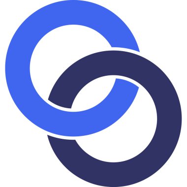 Tek bir harfin vektör illüstrasyonu