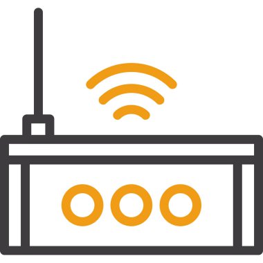 radyo simgesi vektör illüstrasyonu